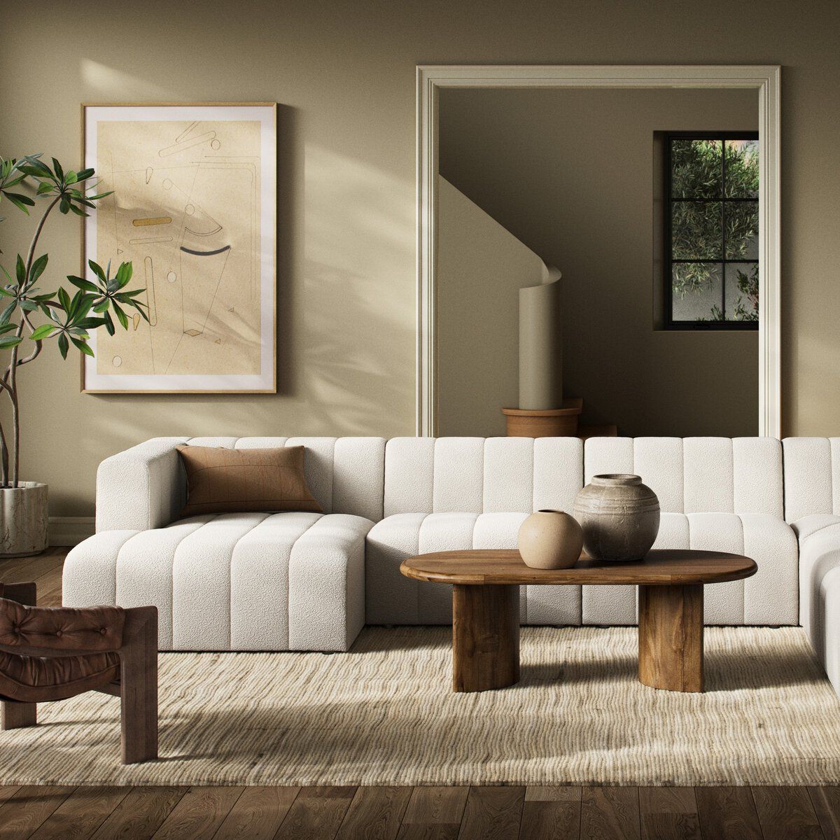 Langham Channeled 6-piece Sectional