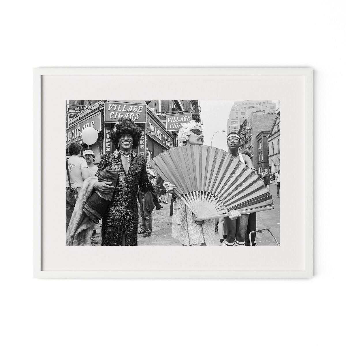 Marsha P. Johnson At Pride March By Barbara Alper