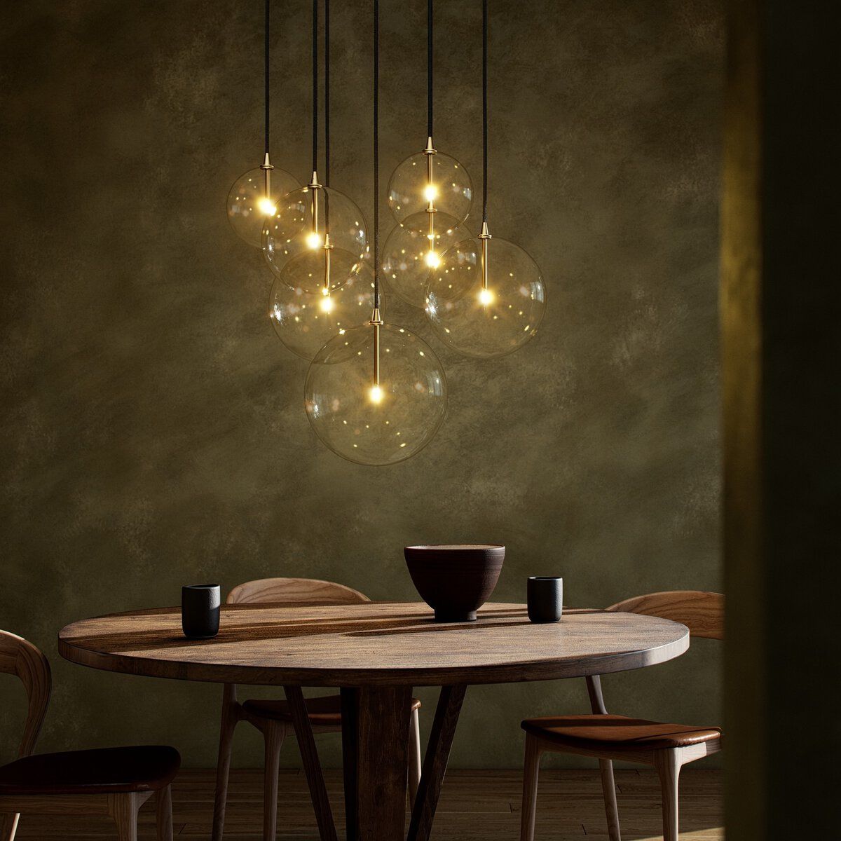 Cluster 7 Mix Chandelier