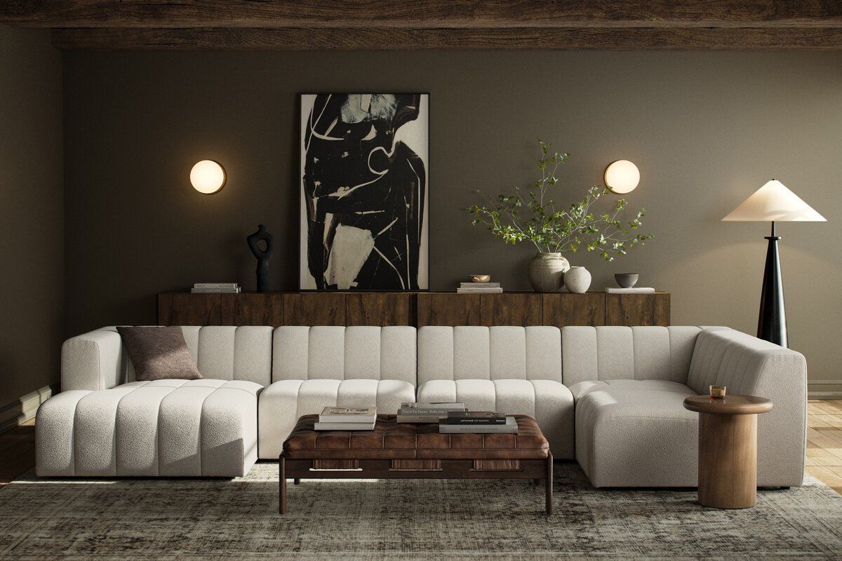 Langham Channeled 5-piece Sectional