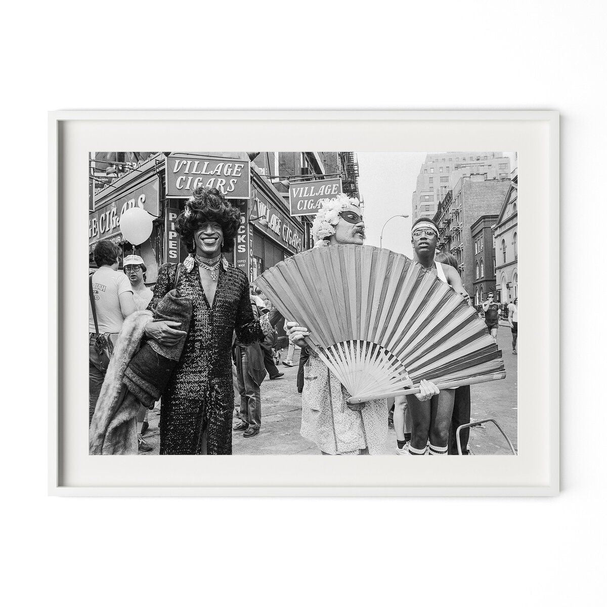 Marsha P. Johnson At Pride March By Barbara Alper