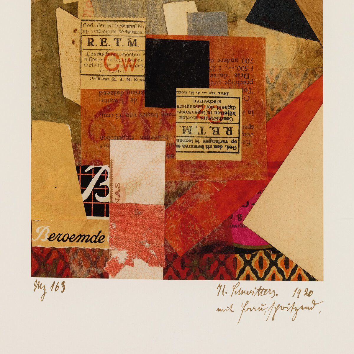 Collected Curiosities By Kurt Schwitters