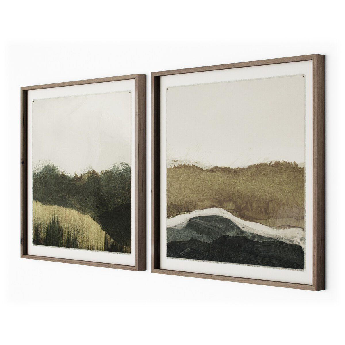 Lands Diptych By Dan Hobday