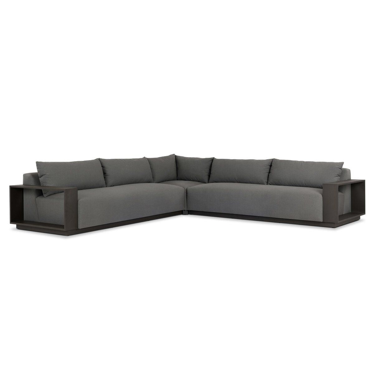 Branford Outdoor Metal 3 Pc Sectional