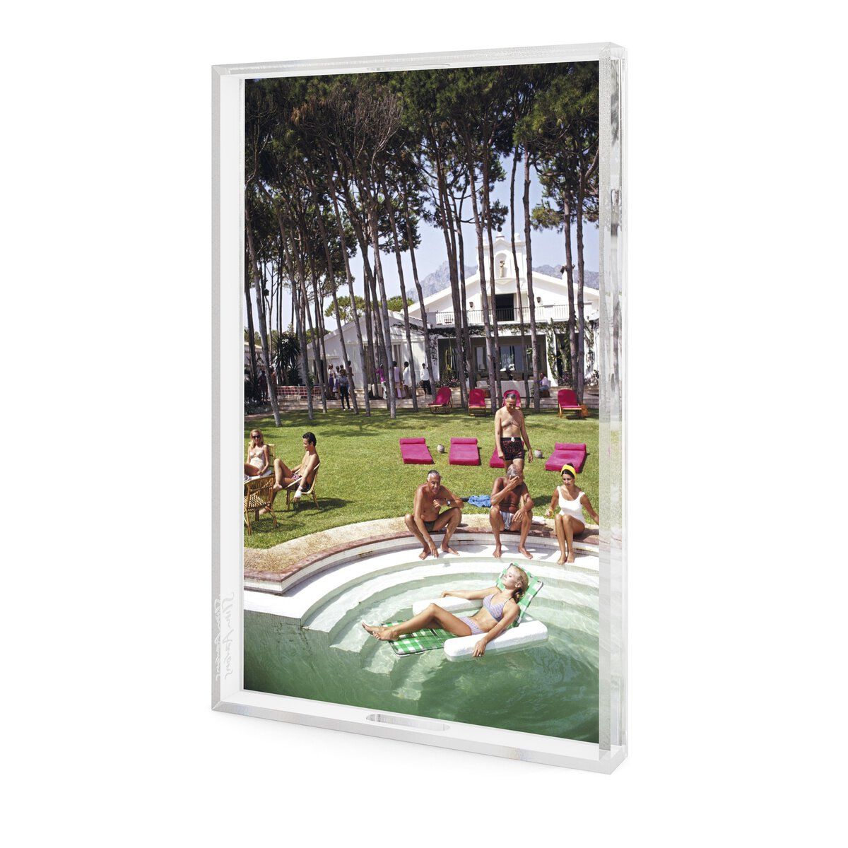 Marbella House Party Tray By Slim Aarons