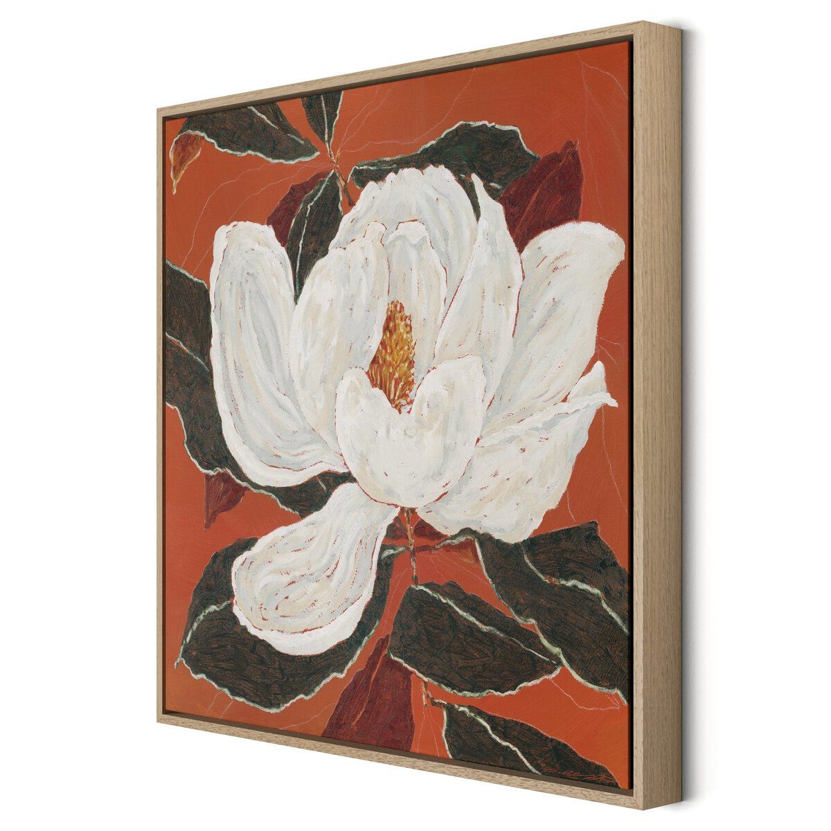 Red Magnolia By Laurel-dawn Latshaw