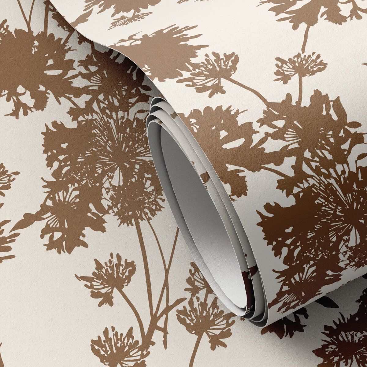 Flora Wallpaper By Gold Rush Art Co.