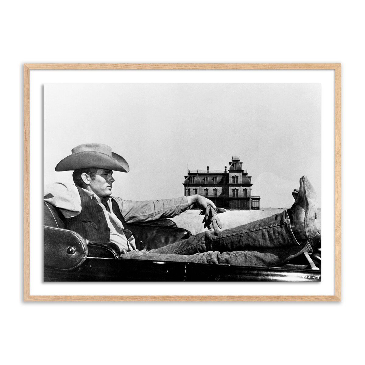James Dean In Motion Picture Giant By Getty Images