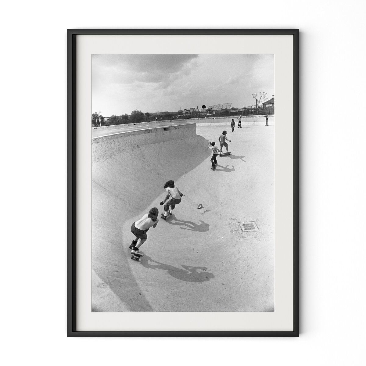 Skateboarding In A Drained Pool Ii