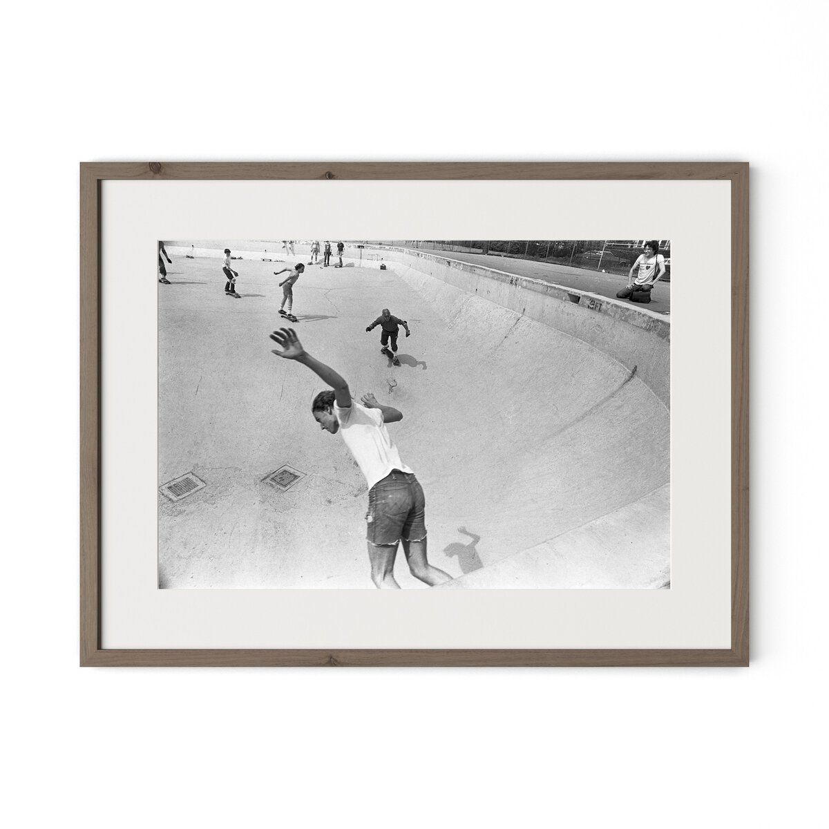Skateboarding In A Drained Pool I By Barbara Alper