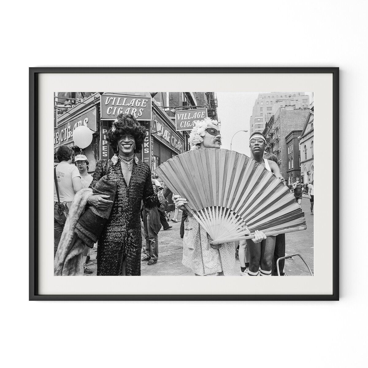 Marsha P. Johnson At Pride March By Barbara Alper