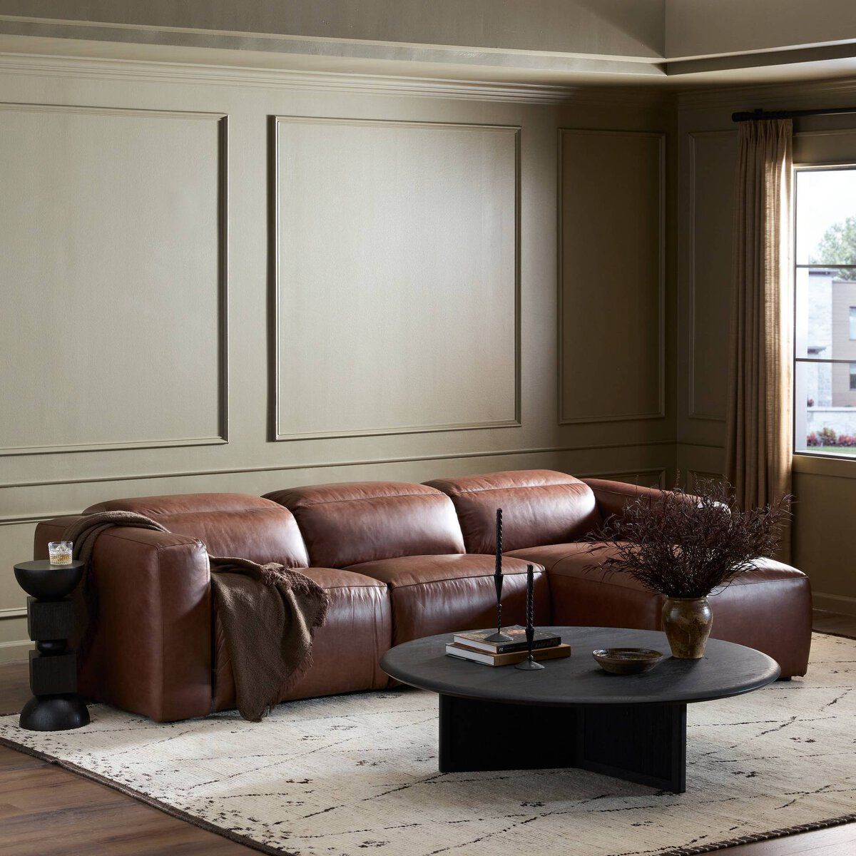 Radley Power Recliner 3-piece Sectional W/ Chaise