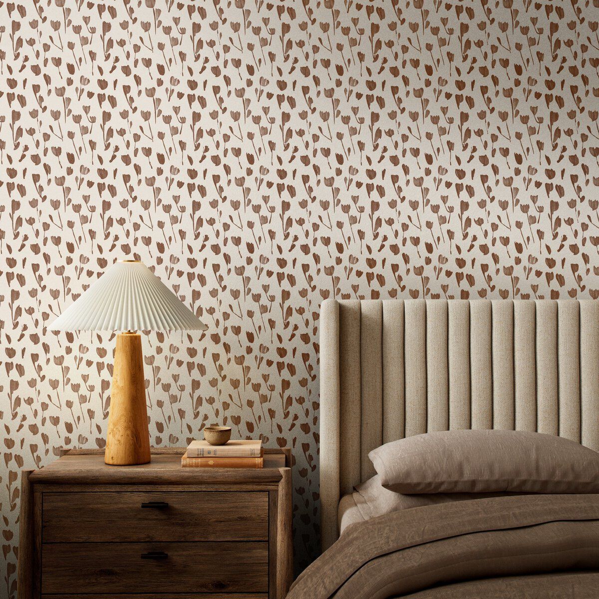 Wild Flowers I Wallpaper By Roseanne Kenny