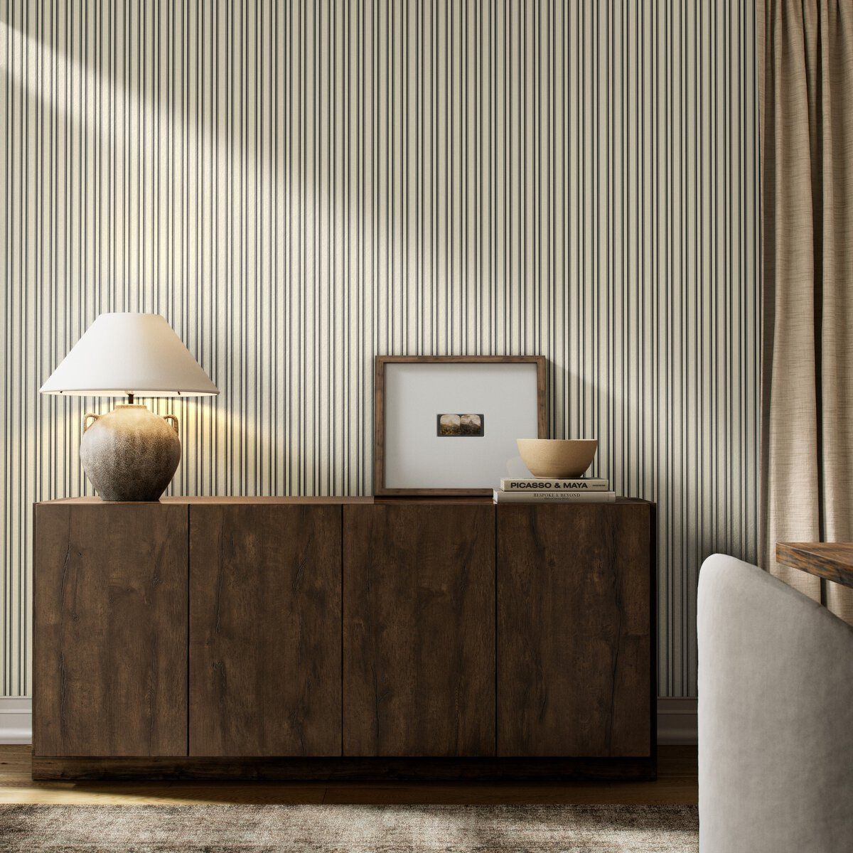 Multi Stripe Wallpaper By Getty Images