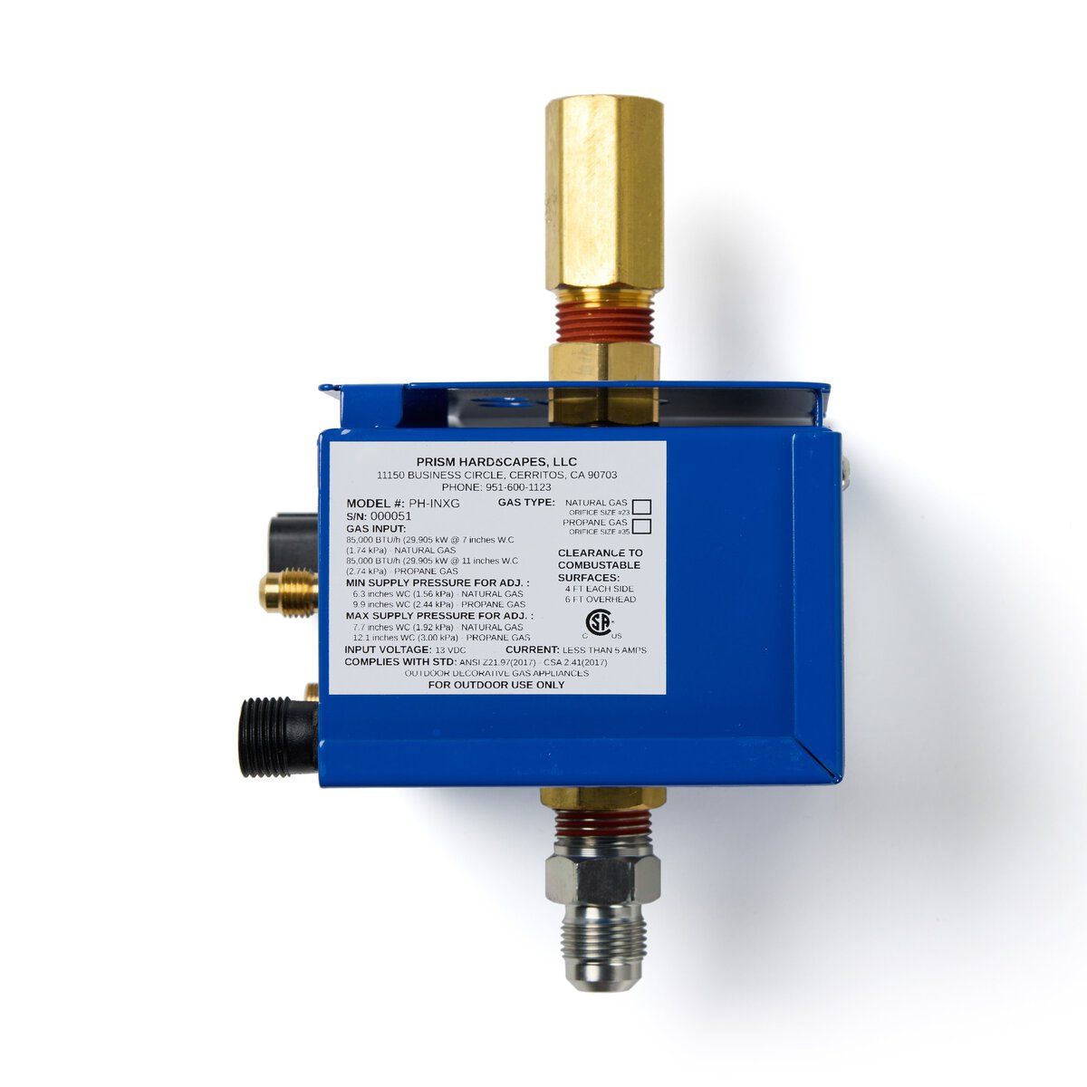 Ph Ignite Component-propane Gas