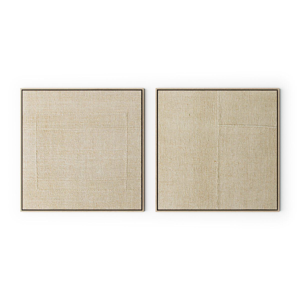 Woven Silence Diptych By Karen Covey