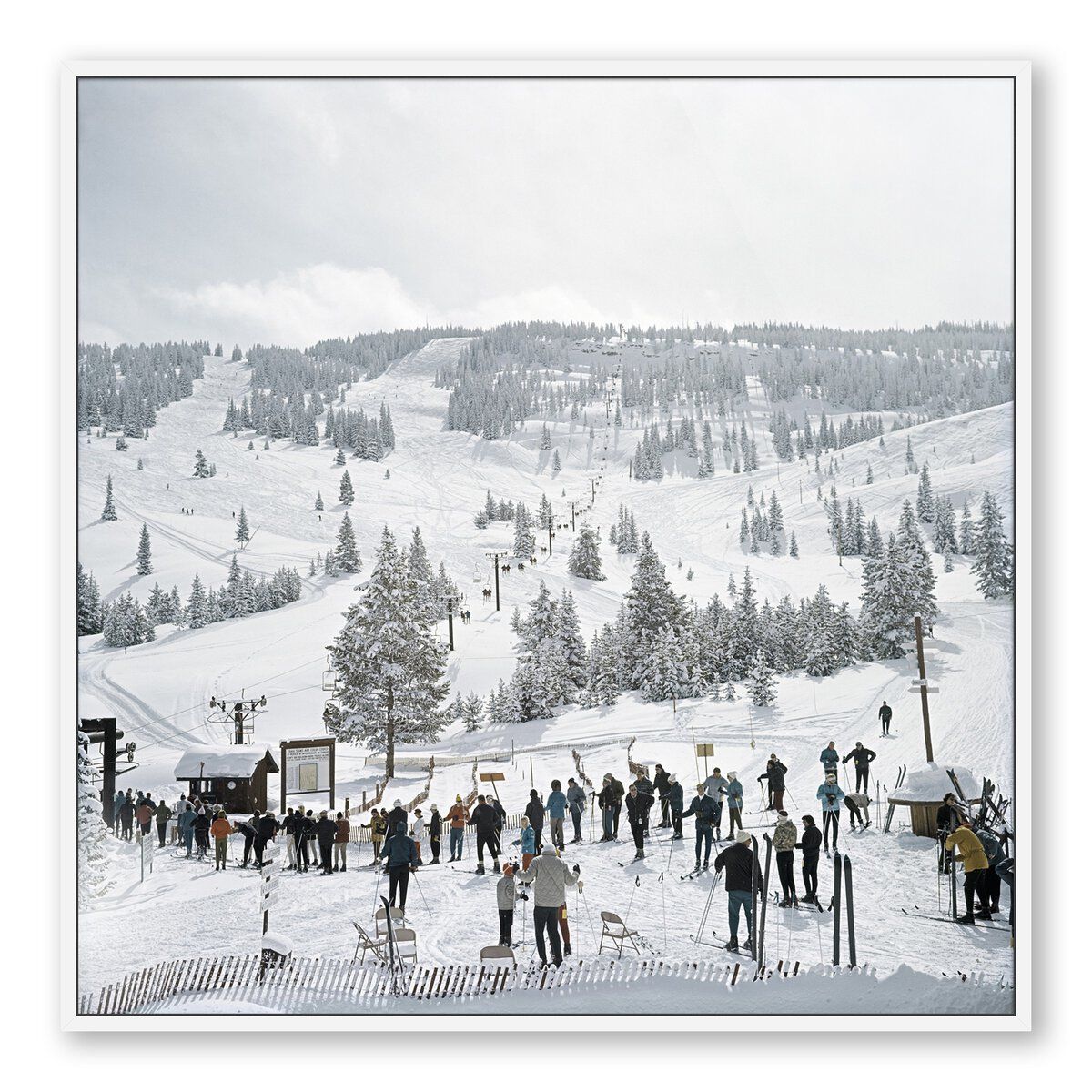 Skiing In Vail By Slim Aarons