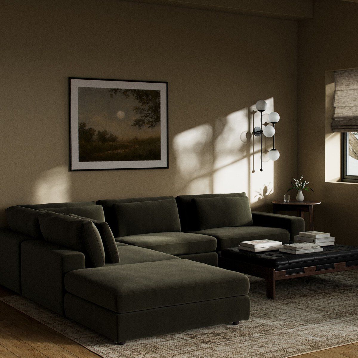 Bloor 4-piece Sectional W/ Ottoman