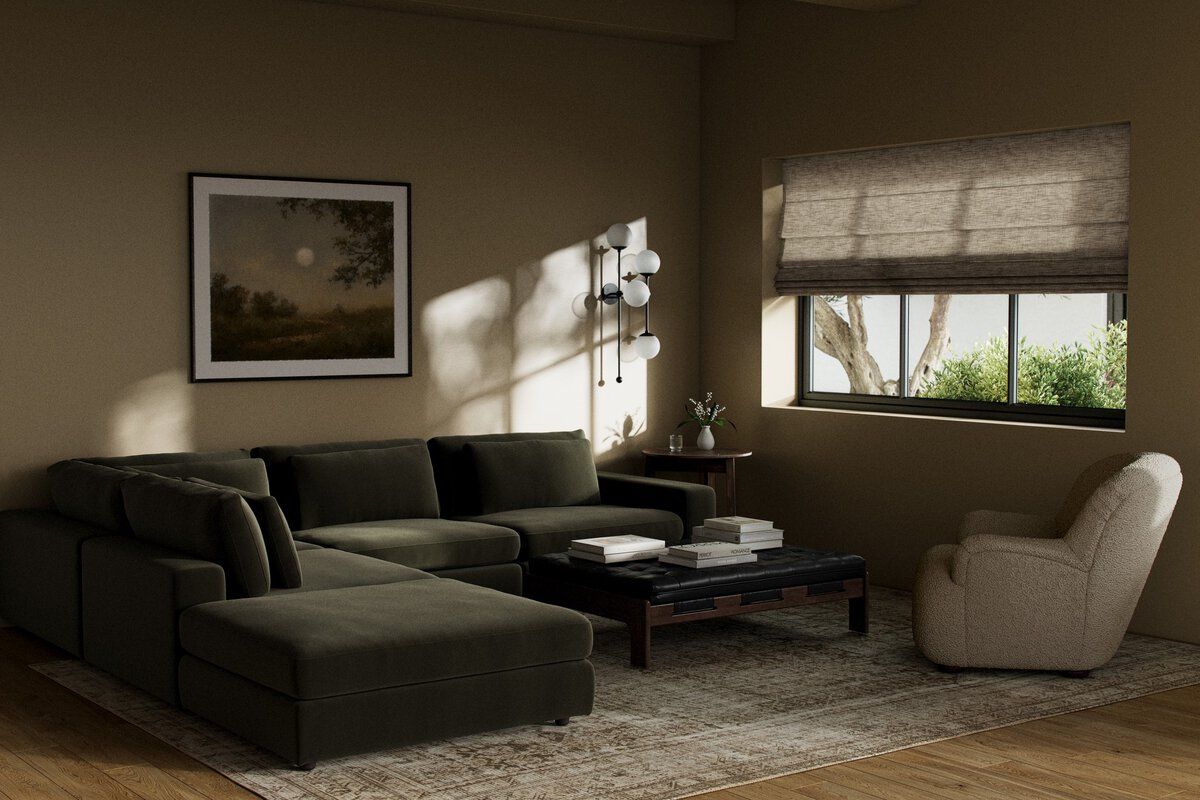 Bloor 4-piece Sectional W/ Ottoman