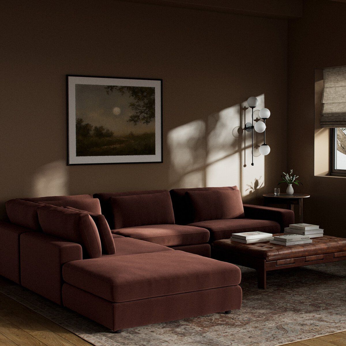 Bloor 4-piece Sectional W/ Ottoman