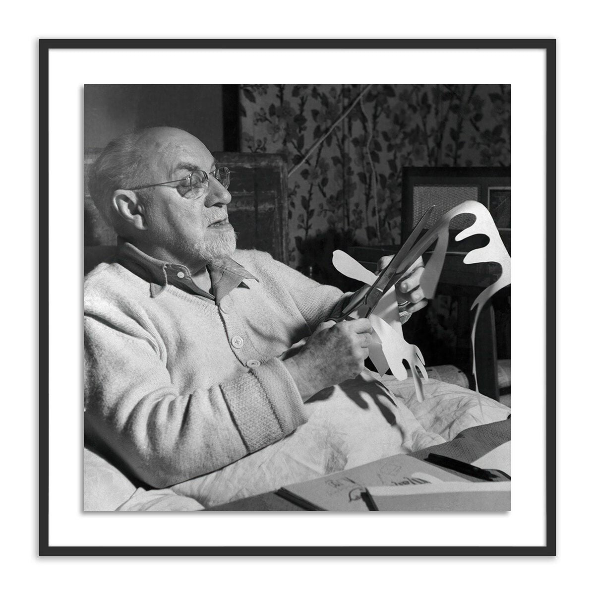 Henri Matisse Working On Paper Cut-out