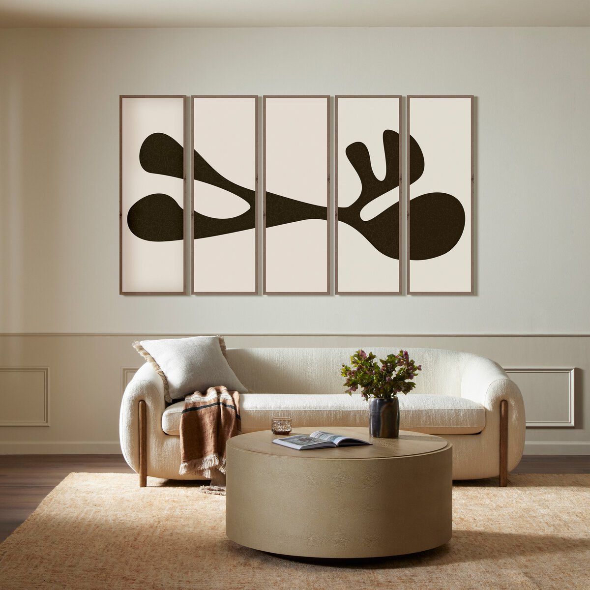 Organic Shape I Set By Fh Art Studio
