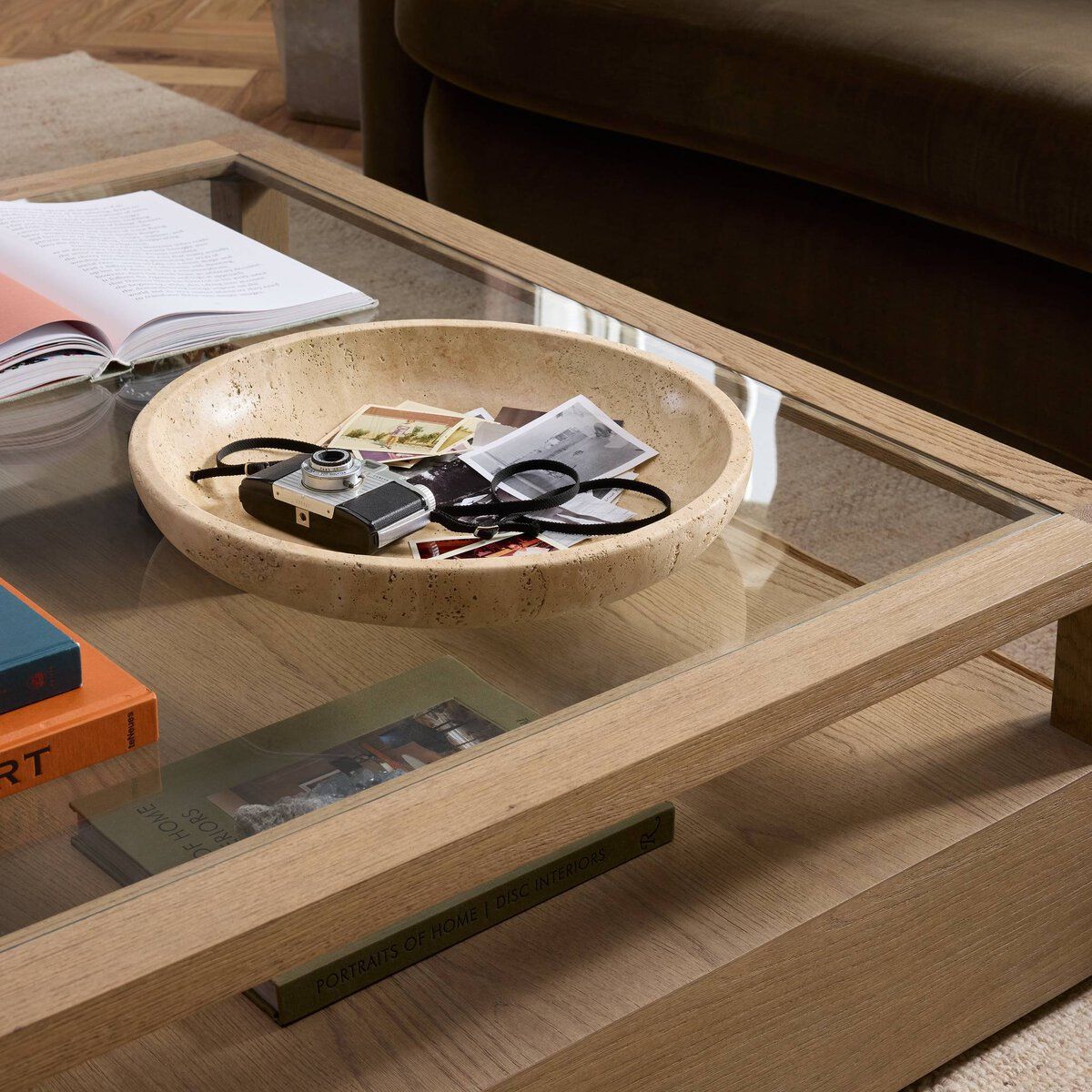 Travertine Bowl
