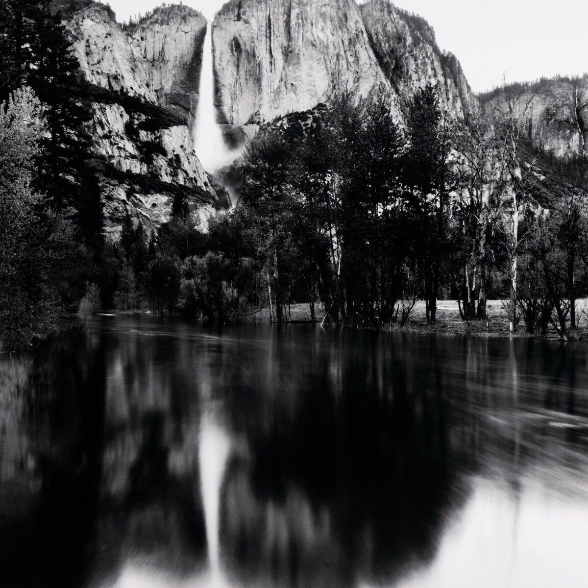 Merced River & Yosemite Falls By Getty Images