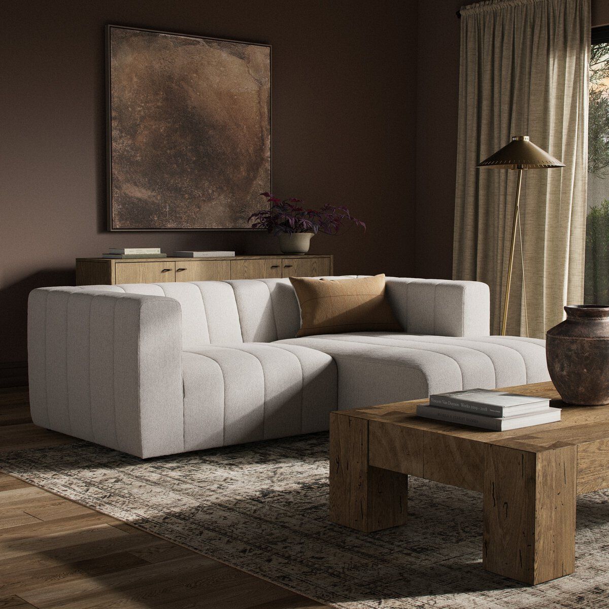 Langham Channeled 2-piece Sectional