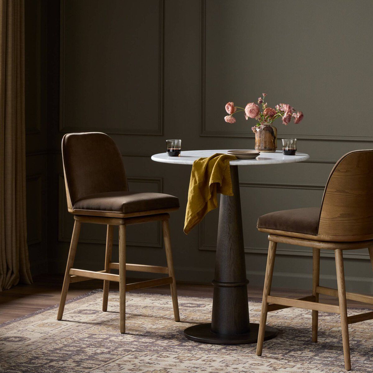 Camden Swivel Bar + Counter Stool