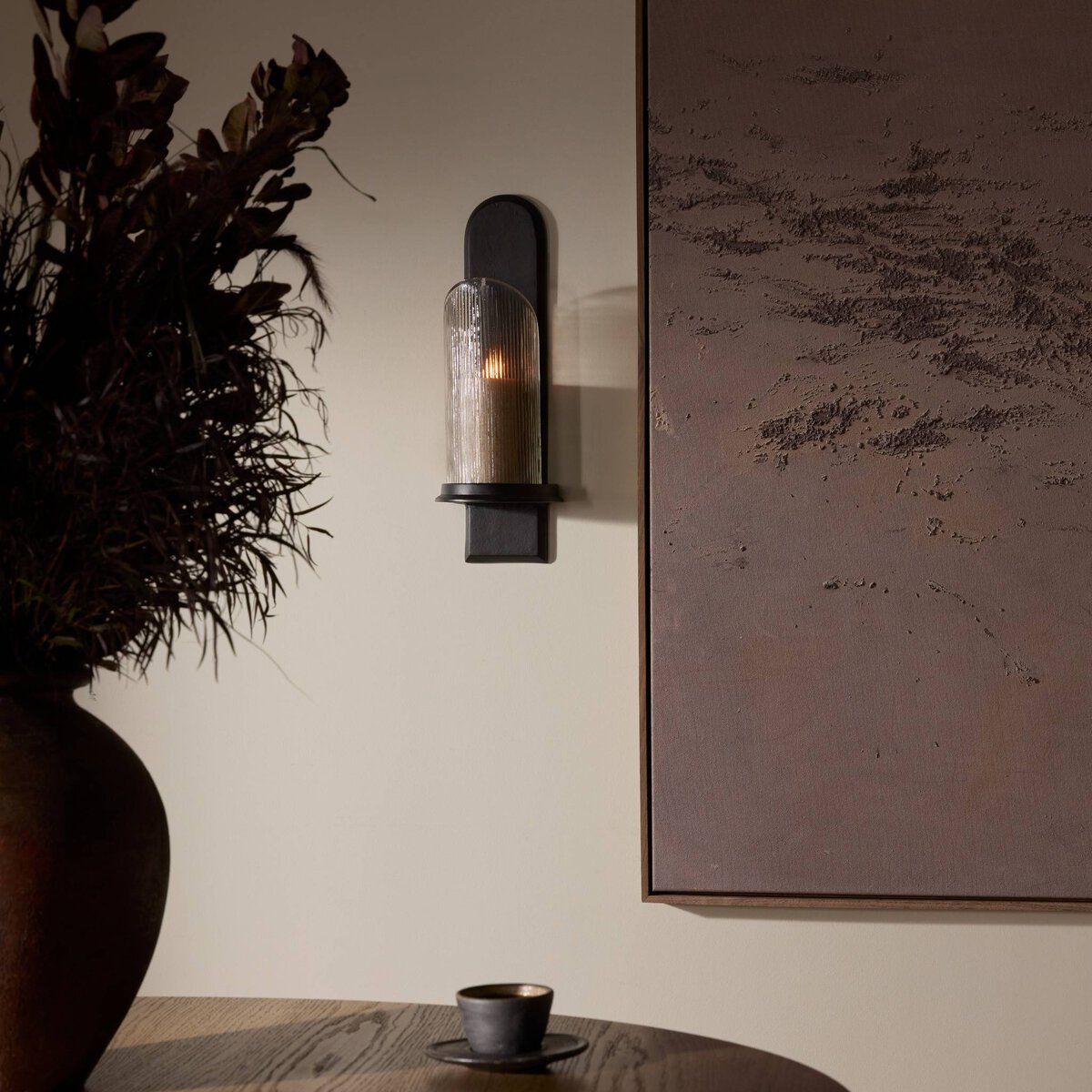 Elorie Wall Mounted Candle Holder Set