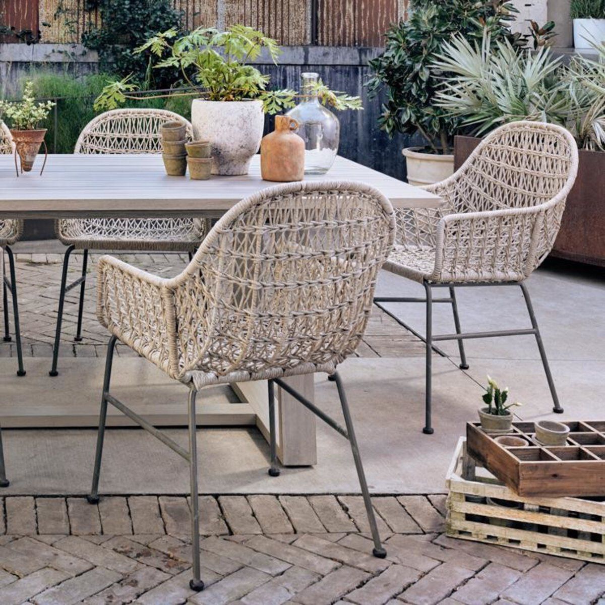 Bandera Outdoor Woven Dining Chair