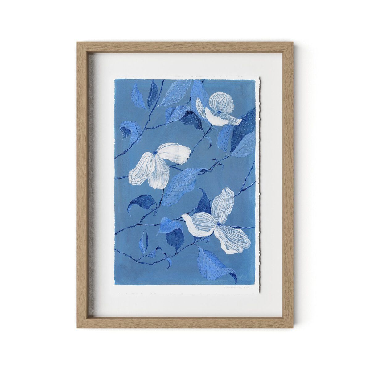 Blue Dogwood By Laurel-dawn Latshaw
