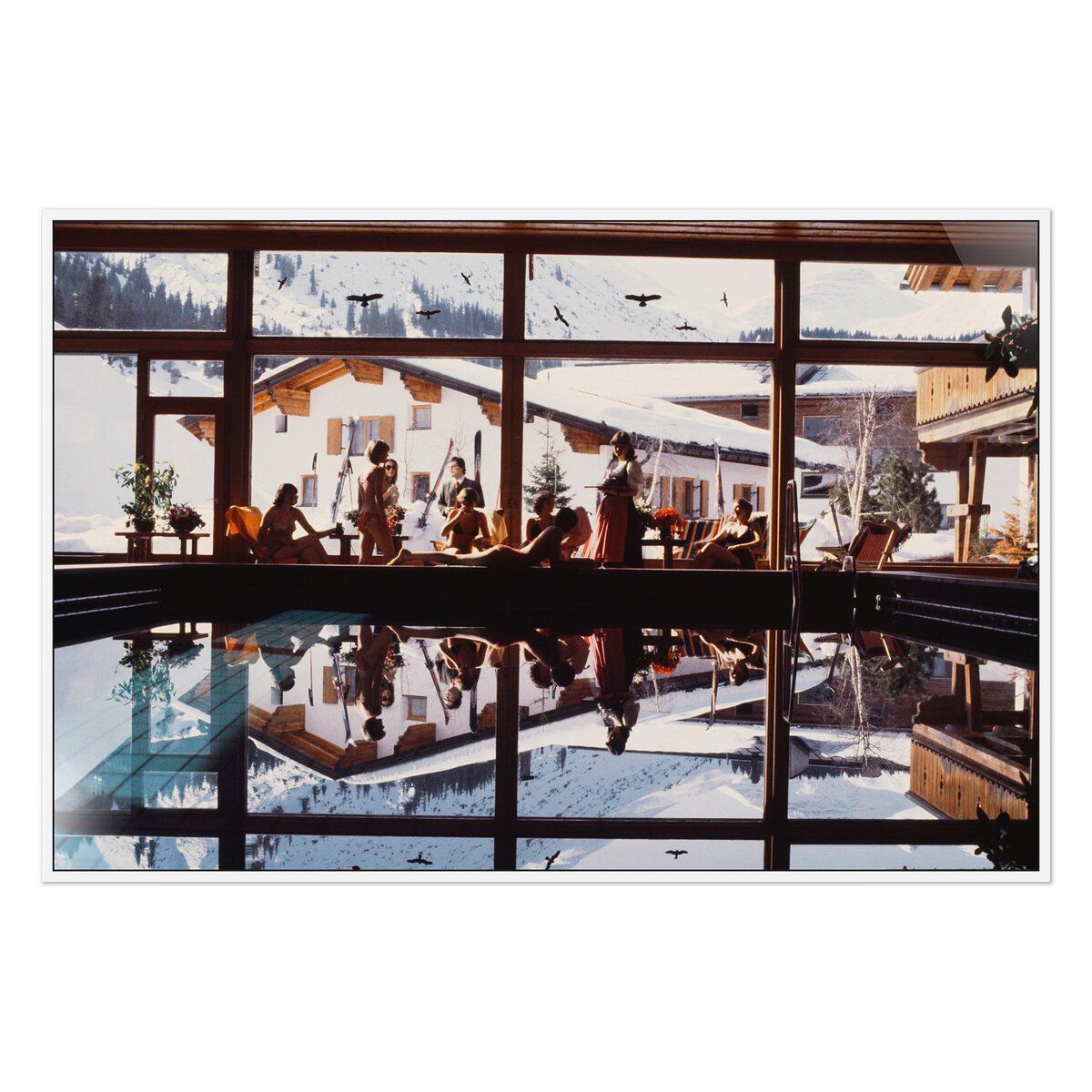 Gasthof Post Pool By Slim Aarons