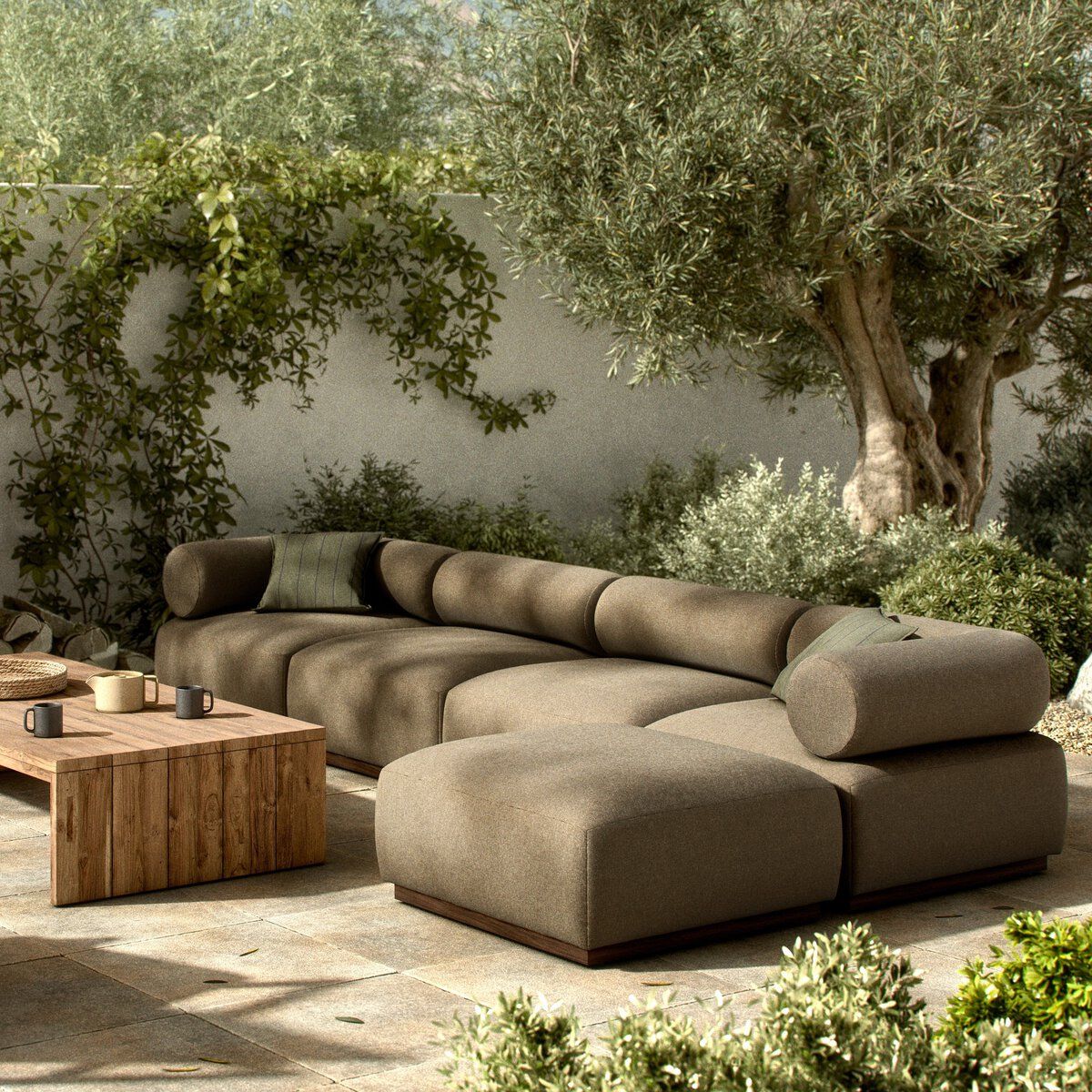 Lenox Outdoor 4-piece Sectional