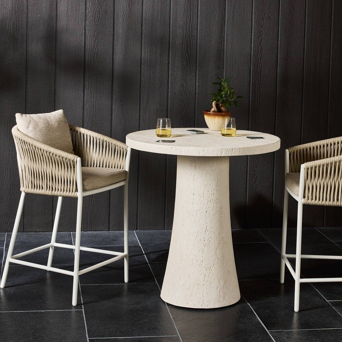 Varda Outdoor Bar + Counter Table