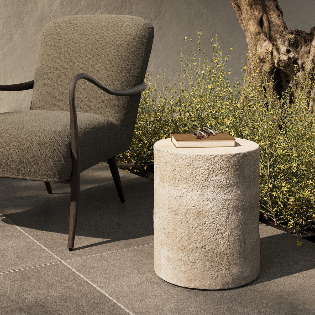 Ettis Outdoor End Table