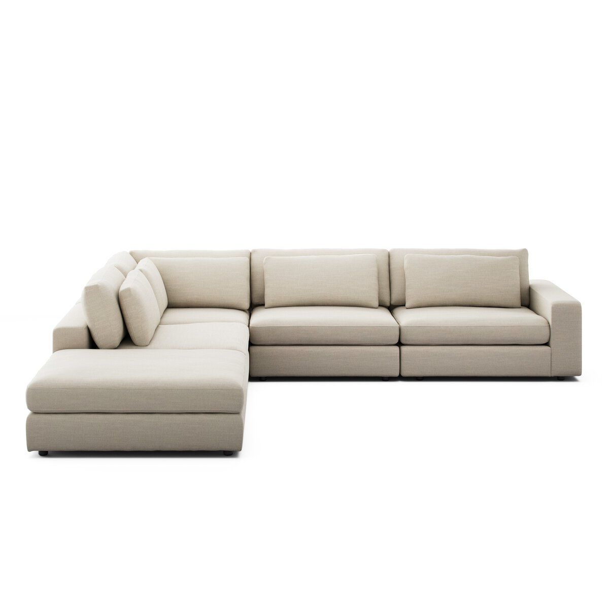 Bloor 4-piece Sectional W/ Ottoman
