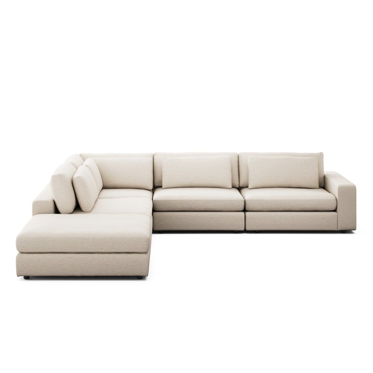 Bloor 4-piece Sectional W/ Ottoman
