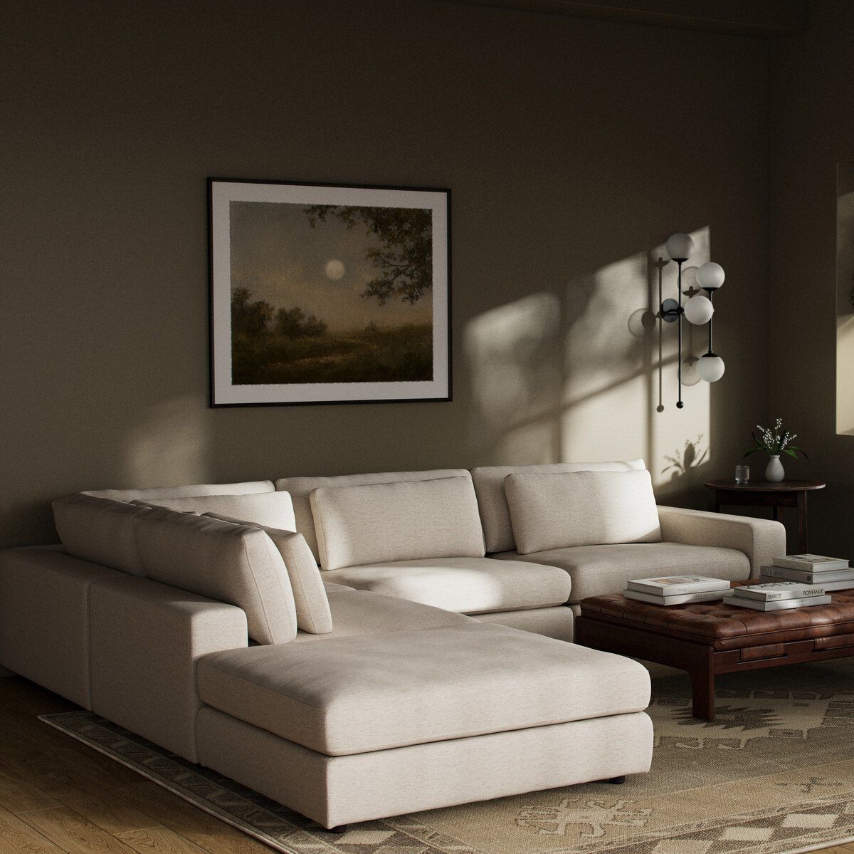Bloor 4-piece Sectional W/ Ottoman