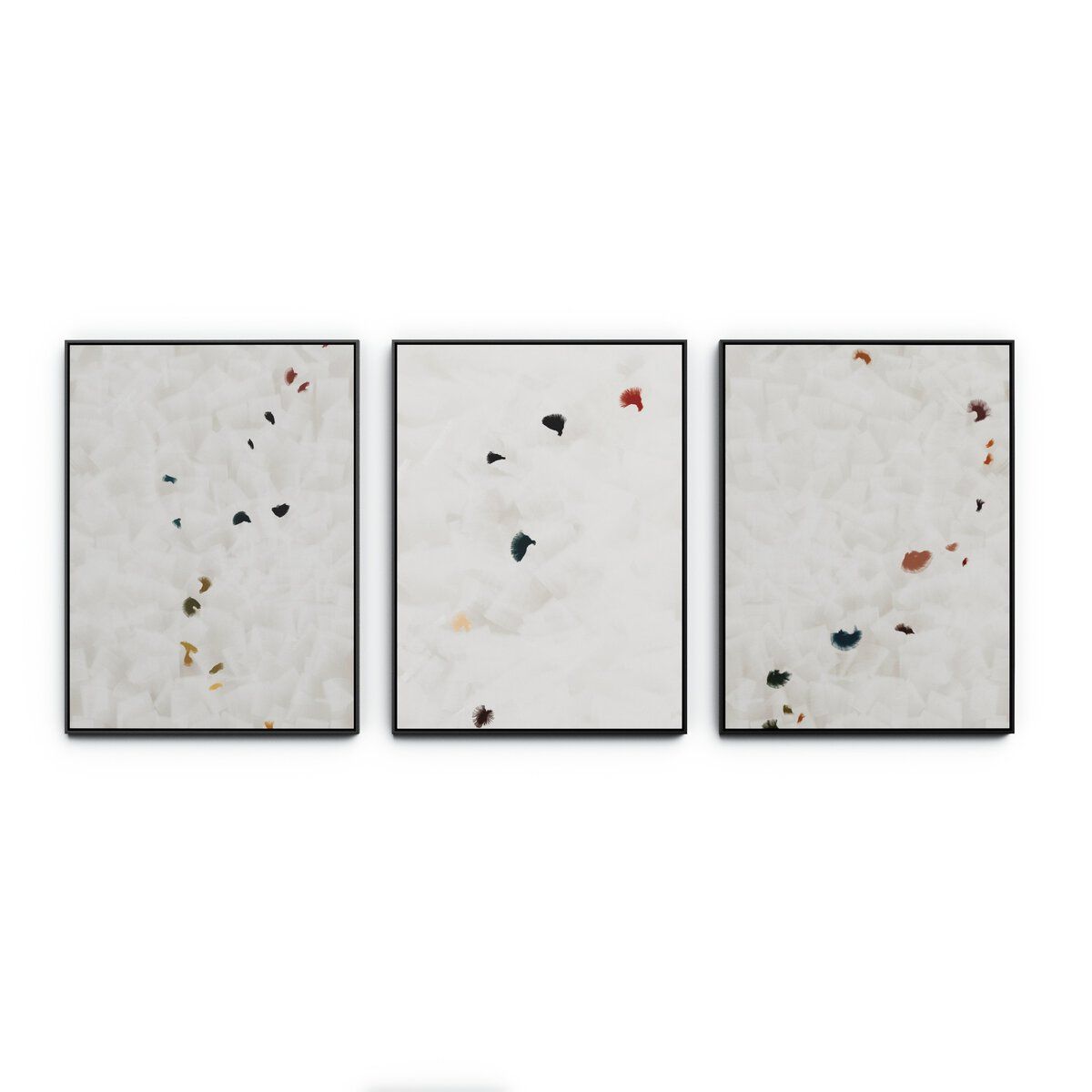 In Flight Triptych By Patricia Vargas