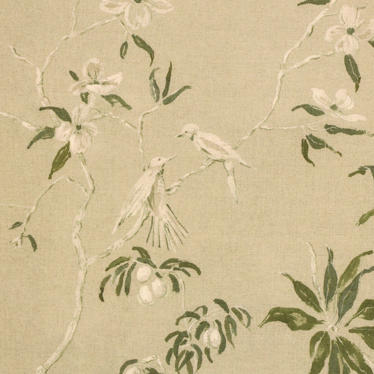Linen Chinoiserie By Laurel-dawn Latshaw