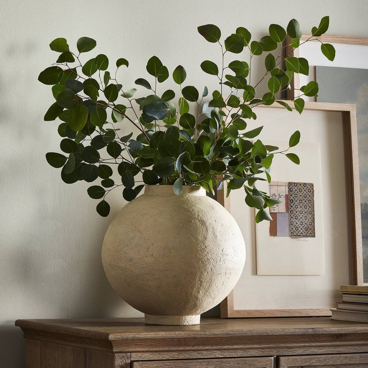 Olivos Paper Mache Vessel-wide