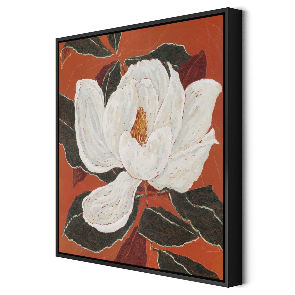 Red Magnolia By Laurel-dawn Latshaw