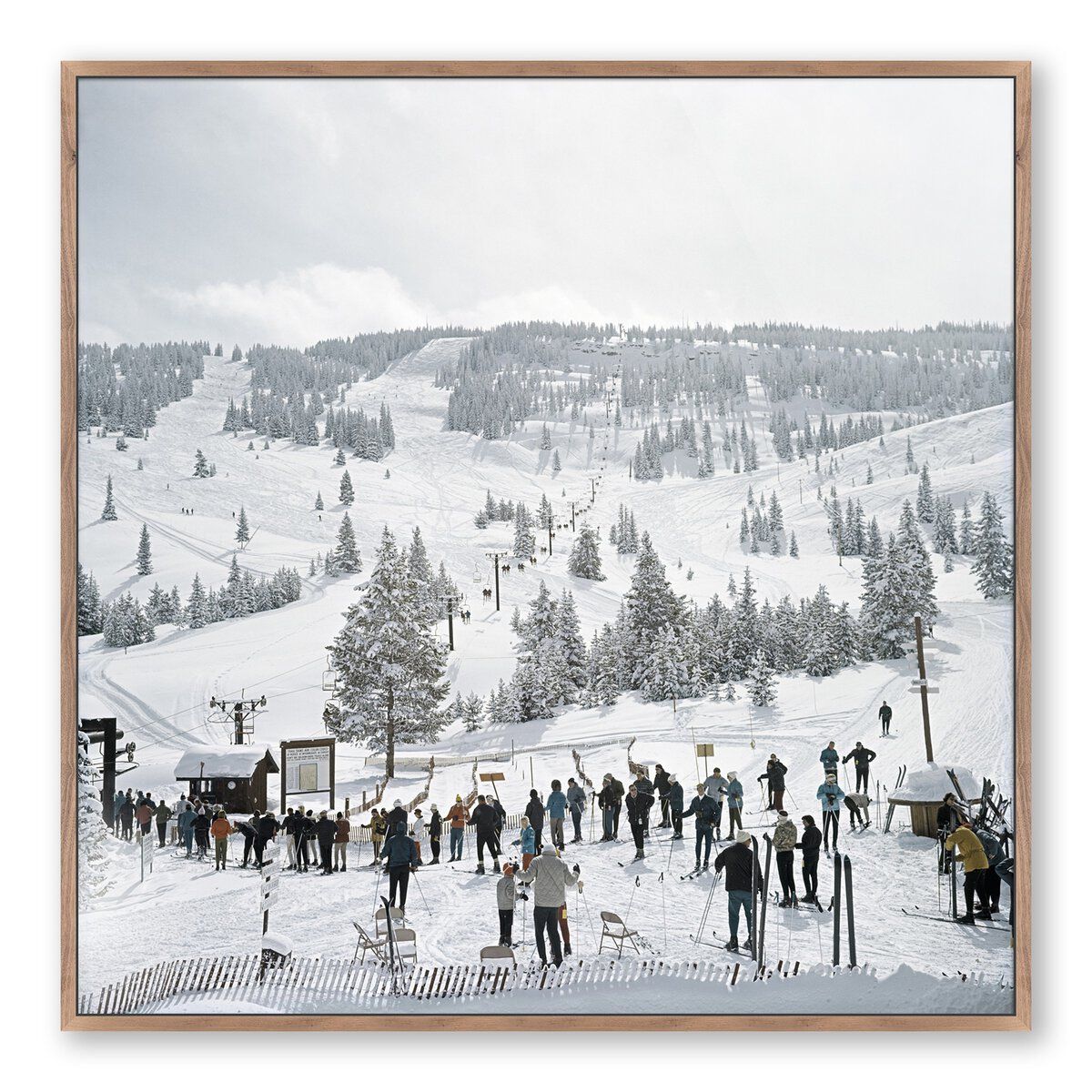 Skiing In Vail By Slim Aarons