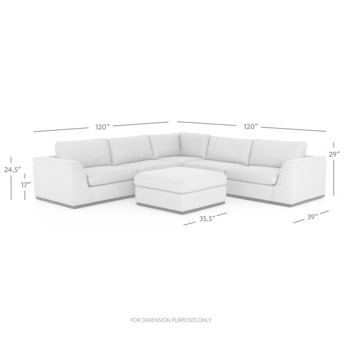 Colt 3-piece Sectional