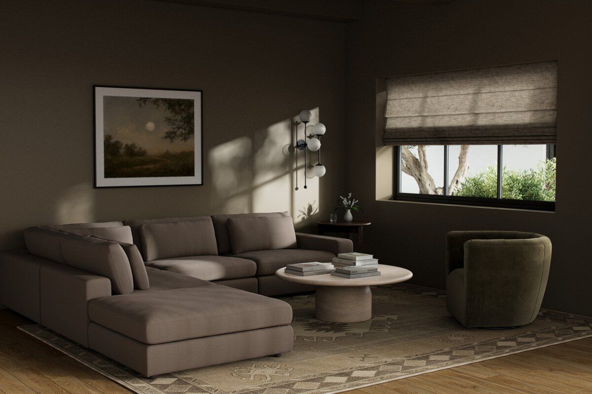 Bloor 4-piece Sectional W/ Ottoman