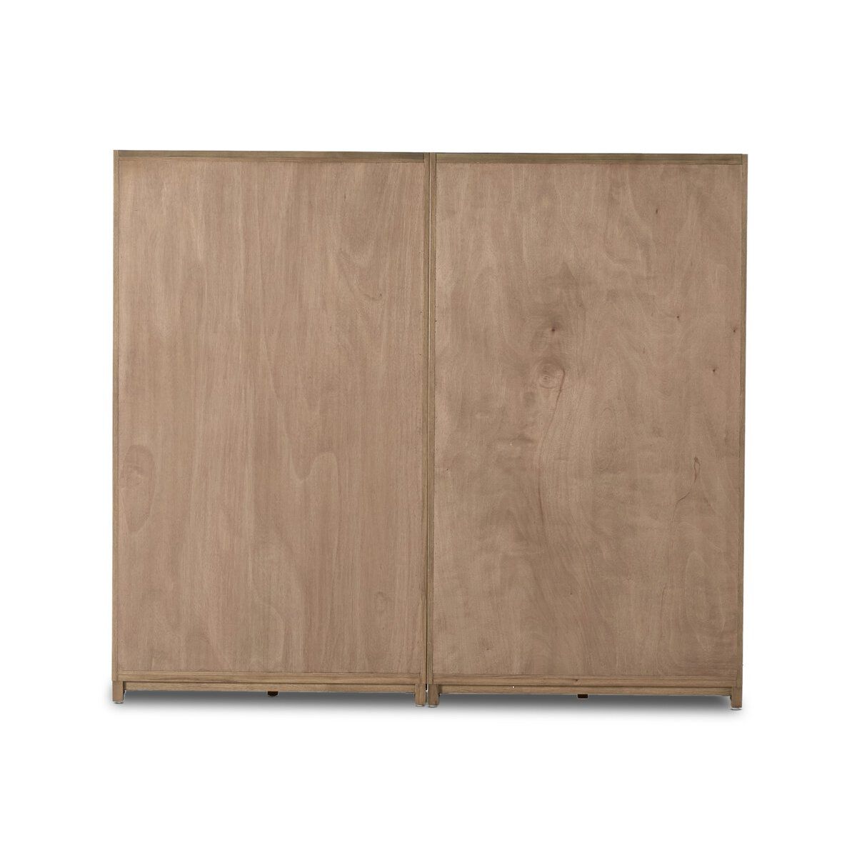 Millie Panel And Glass Door Double Cabinet