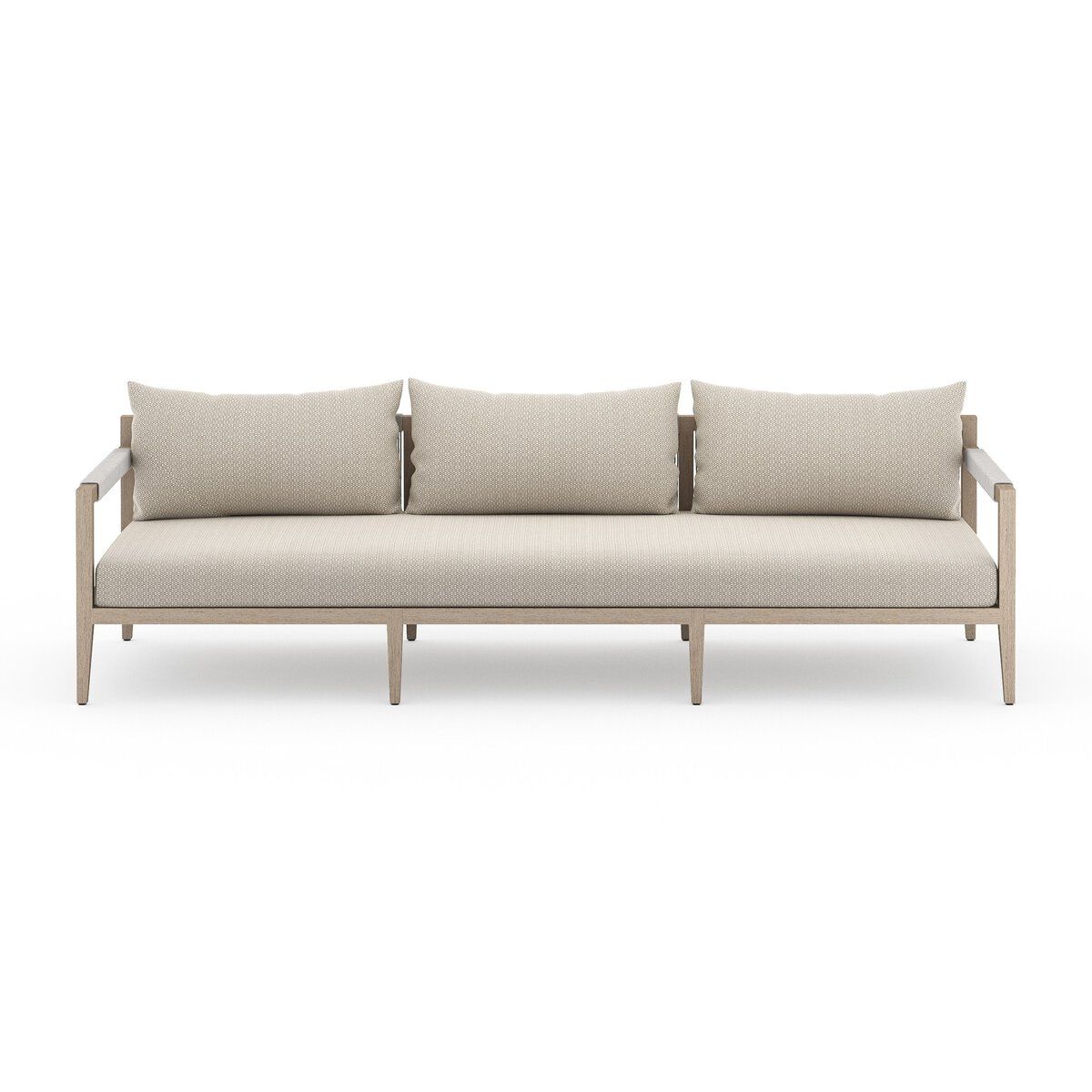 Sherwood Outdoor Sofa, Washed Brown