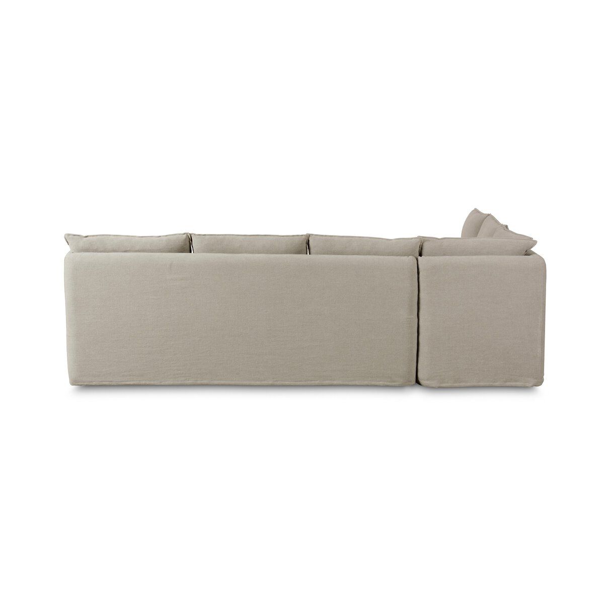 Andre Slipcover Dining Banquette L-shape